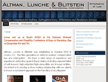 Tablet Screenshot of altmanlaw.com